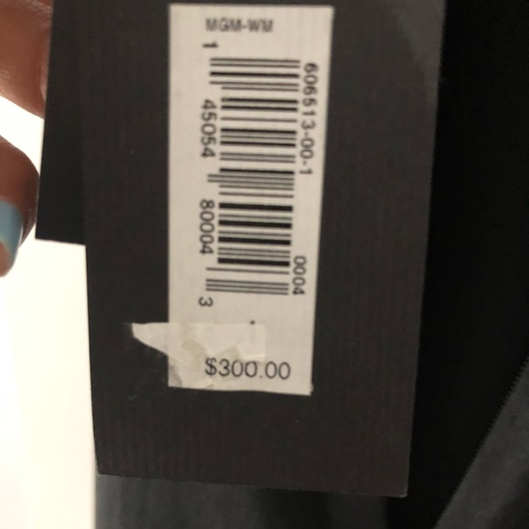 NWT: Full length, Banana Rep Monogram gown black. - Picture 7 of 8